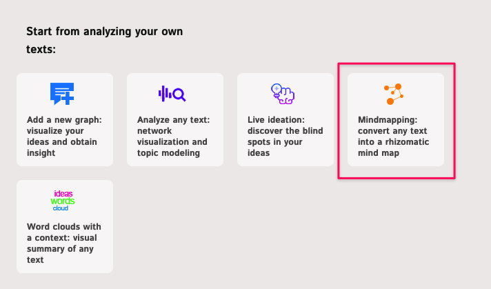  Generate A Mind Map From Any Text Nodus Labs Support Center